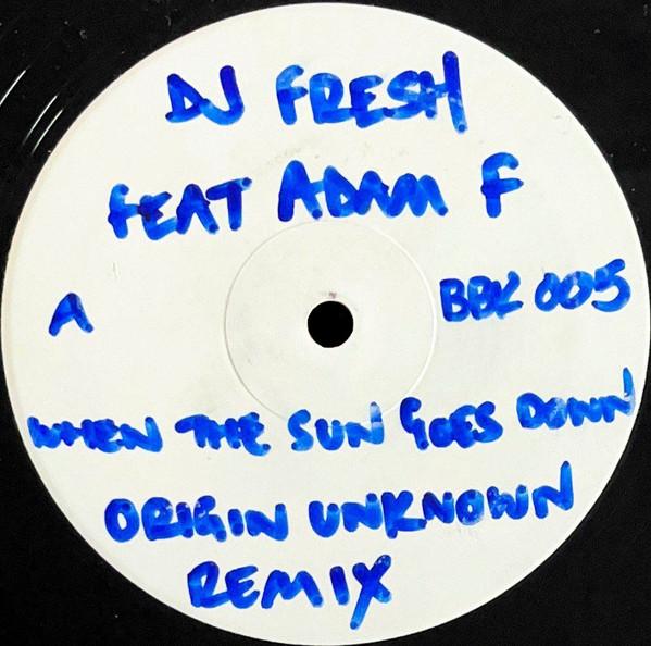Adam F, Fresh - When The Sun Goes Down