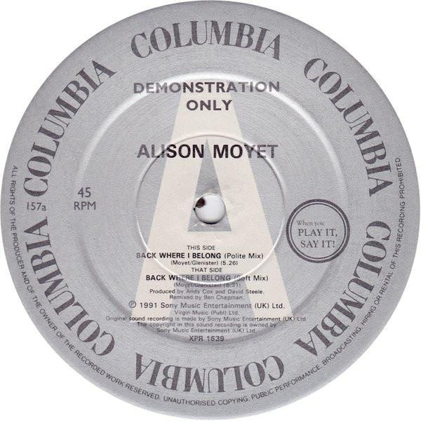 Alison Moyet - Back Where I Belong