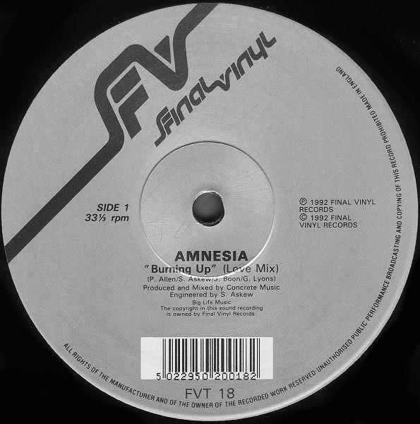 Amnesia (16) - Burning Up