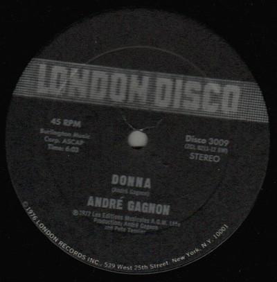 André Gagnon - Donna / Holiday Feeling