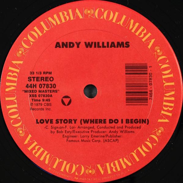 Andy Williams, Jeff Wayne - Love Story (Where Do I Begin) / The Eve Of The War (War Of The Worlds)