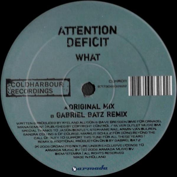 Attention Deficit - What