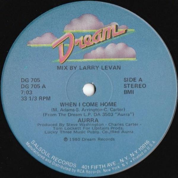 Aurra - When I Come Home (Larry Levan Mix)