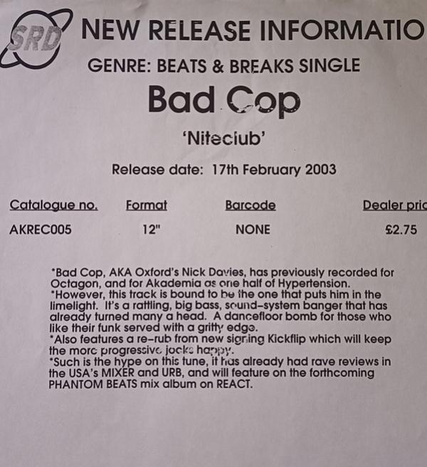 Bad Cop - Nite Club