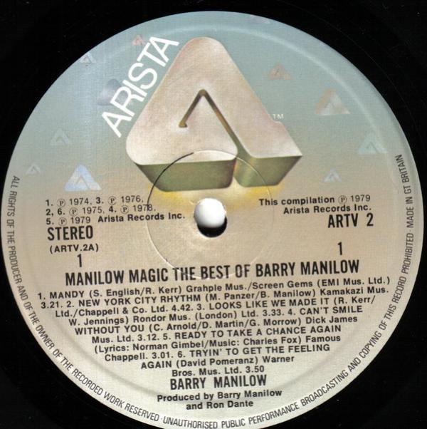 Barry Manilow - Manilow Magic (The Best Of Barry Manilow)