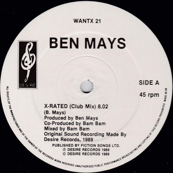 Ben Mays - X-Rated