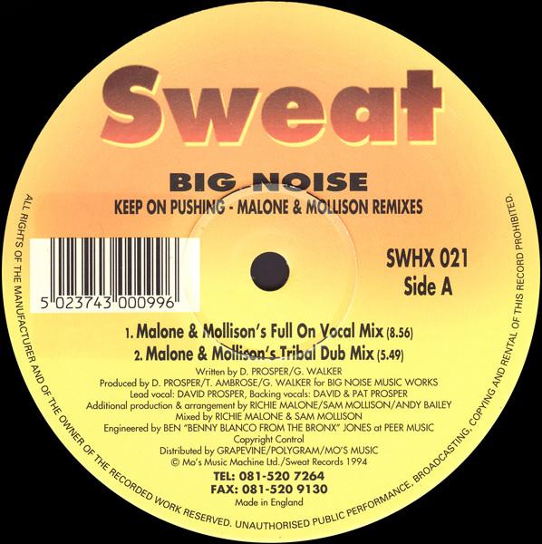 Big Noise - Keep On Pushing