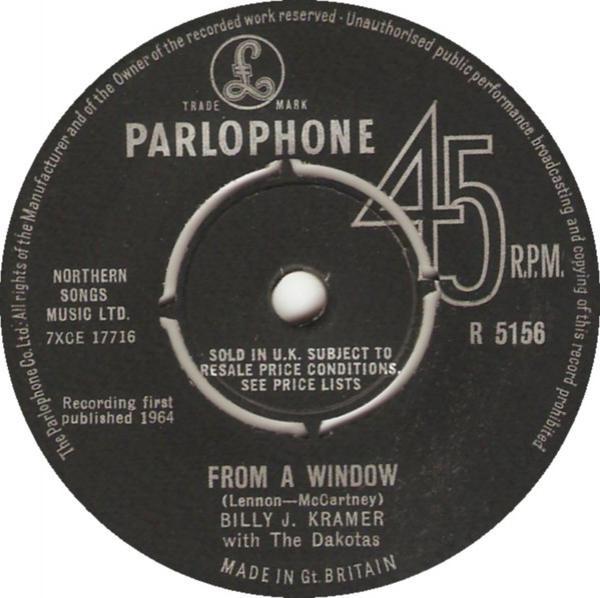 Billy J. Kramer & The Dakotas - From A Window