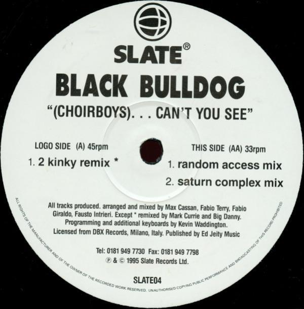Black Bulldog - (Choirboys)...Can't You See