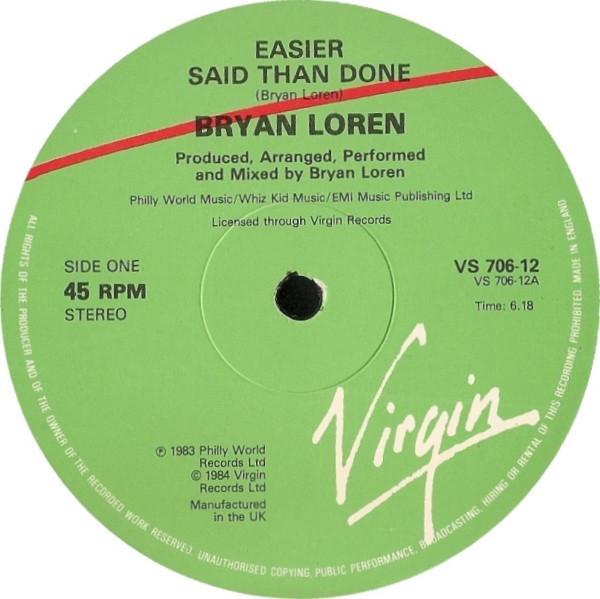 Bryan Loren - Easier Said Than Done