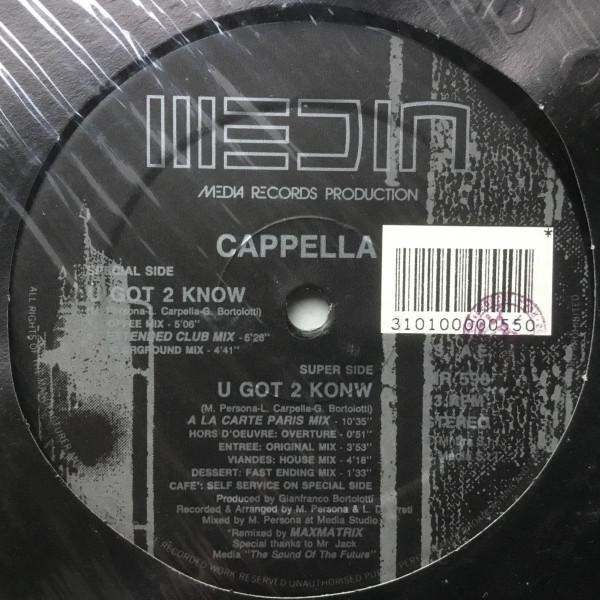 Cappella - U Got 2 Know