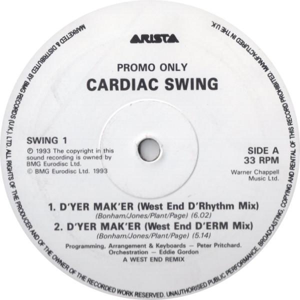 Cardiac Swing - D' Yer Mak' Er