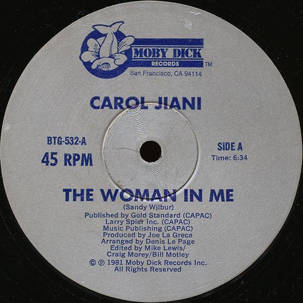 Carol Jiani - The Woman In Me / Mercy