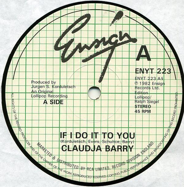 Claudja Barry - If I Do It To You