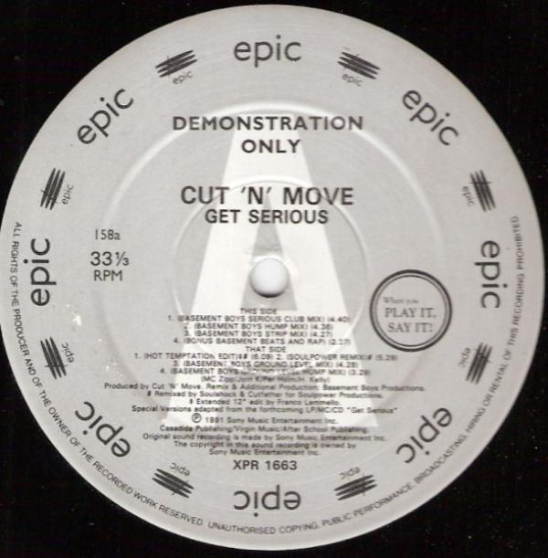 Cut 'N' Move - Get Serious