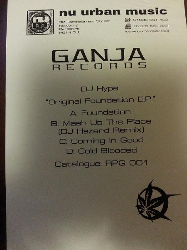 DJ Hype - Original Foundation EP