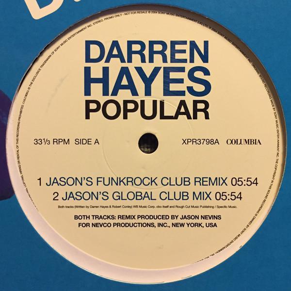 Darren Hayes - Popular
