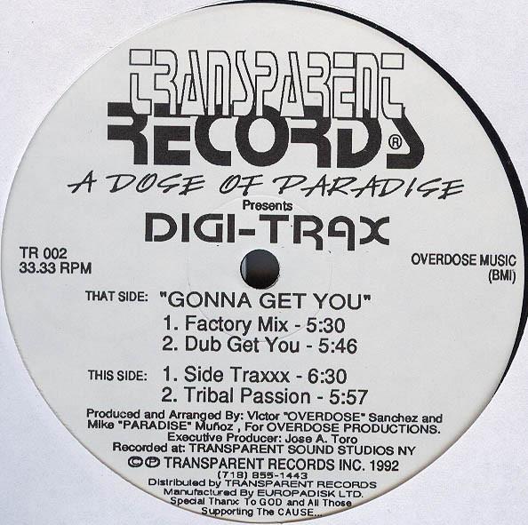Digi-Trax, A Dose Of Paradise - Gonna Get You