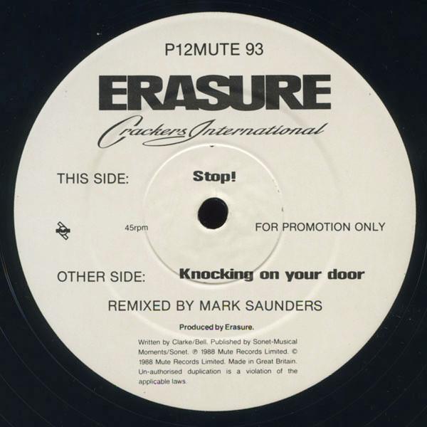 Erasure - Crackers International