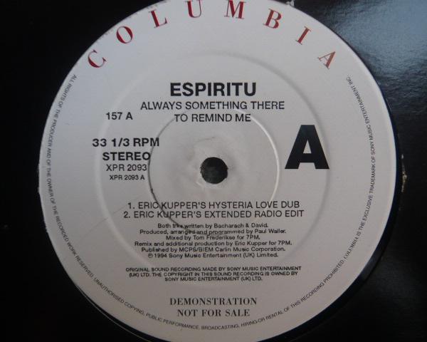 Espiritu - Always Something There To Remind Me