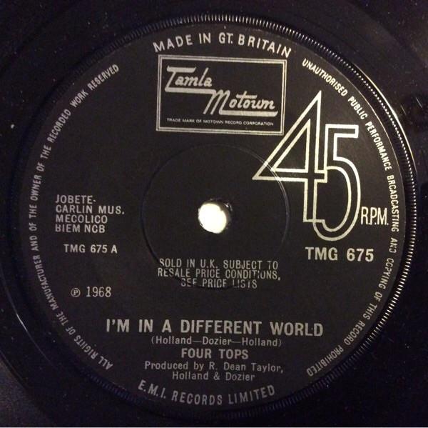 Four Tops - I'm In A Different World
