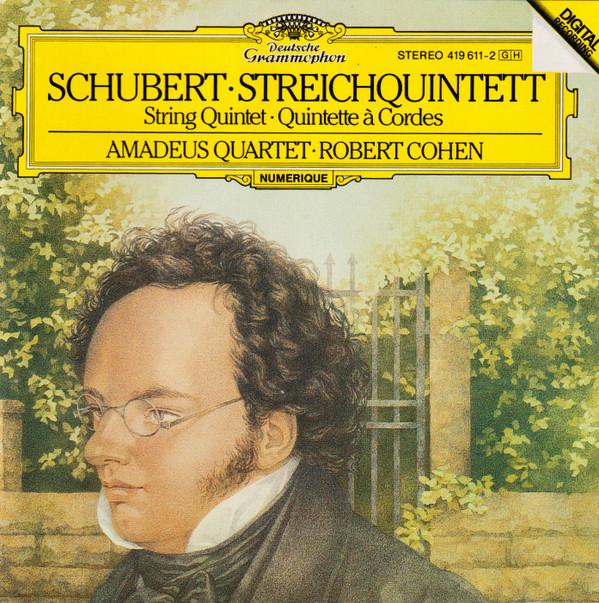 Franz Schubert, Amadeus-Quartett, Robert Cohen - Streichquintett = String Quintet = Quintette à Cordes