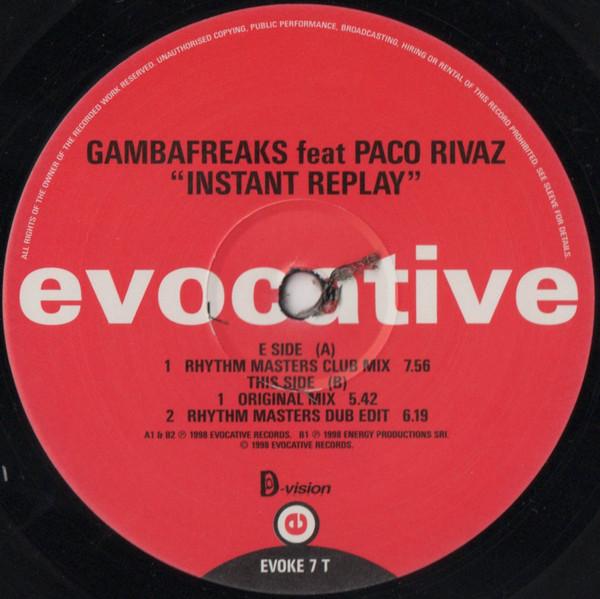 Gambafreaks, Paco Rivaz - Instant Replay