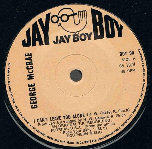 George McCrae - I Can't Leave You Alone