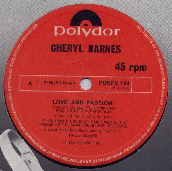 Giorgio Moroder, Cheryl Barnes - Love And Passion / Hello Mr. W.A.M.