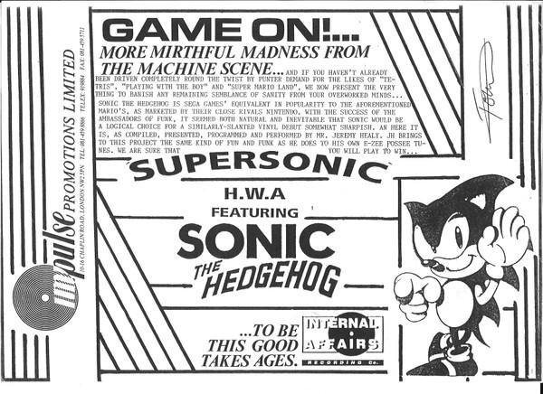 H.W.A. (2), Sonic The Hedgehog - Supersonic