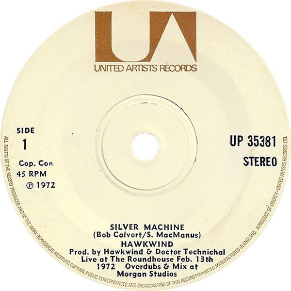 Hawkwind - Silver Machine / Seven By Seven