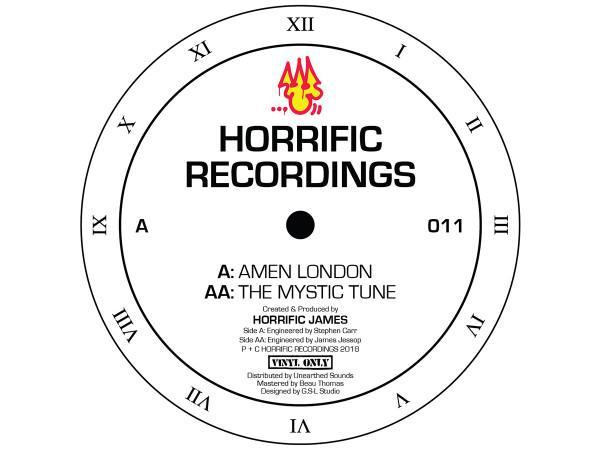 Horrific James - Amen London/The Mystic Tune
