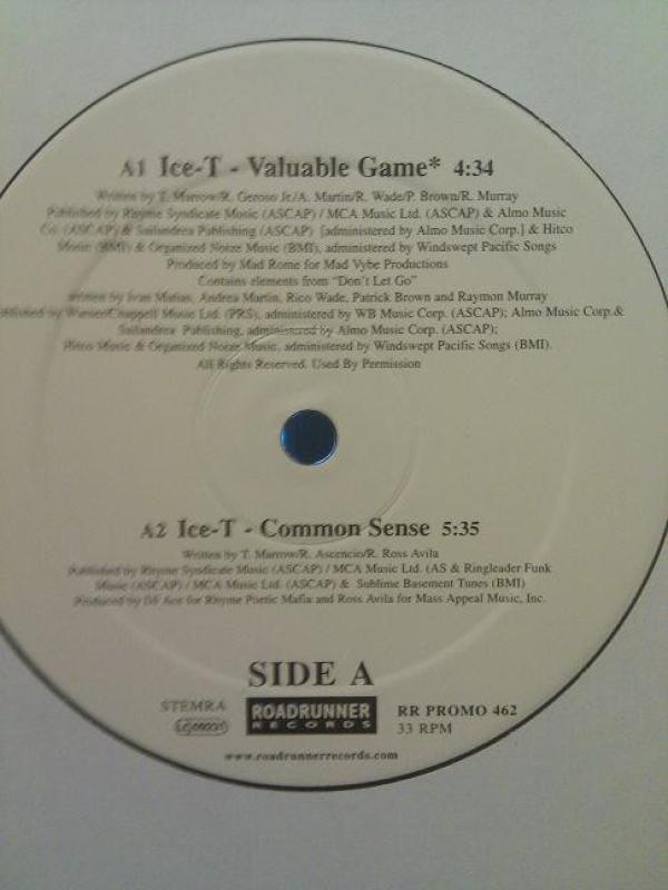 Ice-T - Valuable Game
