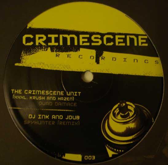 Ink & J. Dub, The Crimescene Unit - Spyhunter (Remix) / Quad Damage