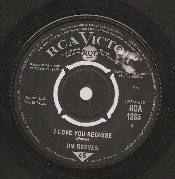 Jim Reeves - I Love You Because