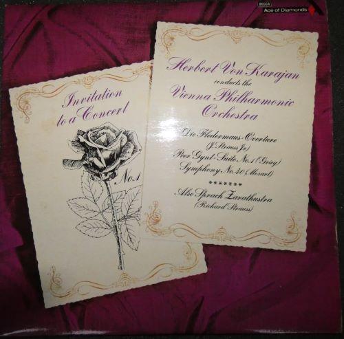 Johann Strauss Jr., Edvard Grieg, Wolfgang Amadeus Mozart, Richard Strauss, Wiener Philharmoniker, Herbert von Karajan - Die Fledermaus / Peer Gynt Suite 1 / Symphony No. 40 In G Minor, K.550 / Also Sprach Zarathustra, Op. 30