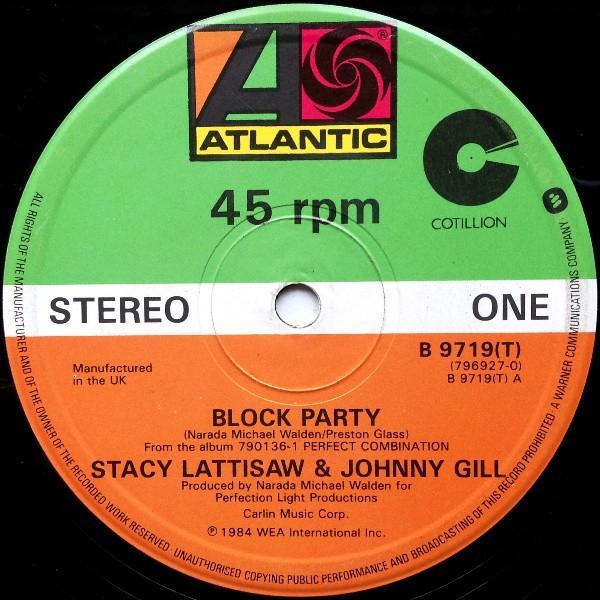 Johnny Gill, Stacy Lattisaw - Block Party