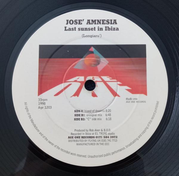 Jose Amnesia - Last Sunset In Ibiza
