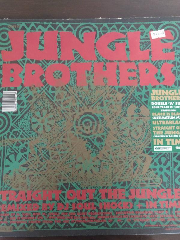 Jungle Brothers - Black Is Black / Straight Out The Jungle (Remixed By DJ Soul Shock) + In Time
