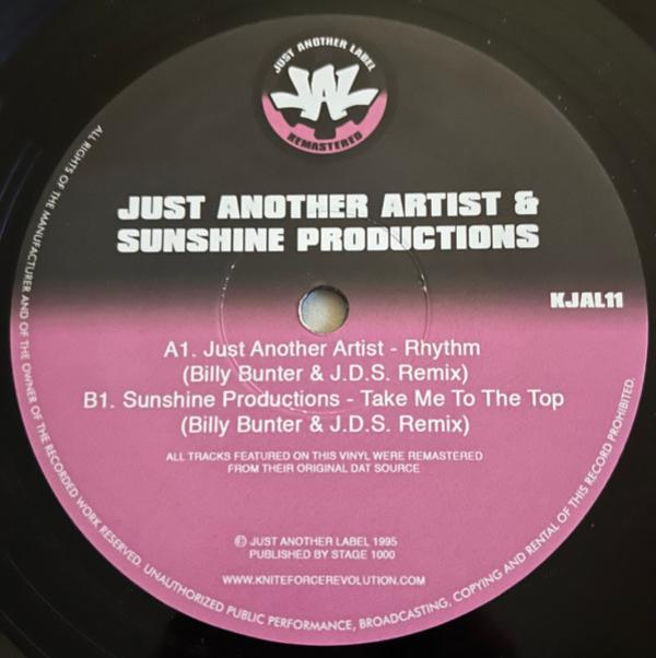 Just Another Artist, Sunshine Productions - Rhythm / Take Me To The Top (Remixes)