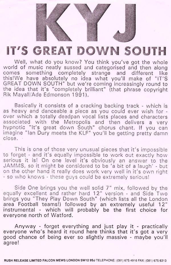 KYJ - It's Great Down South