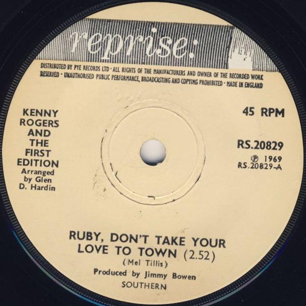 Kenny Rogers & The First Edition - Ruby, Don't Take Your Love To Town