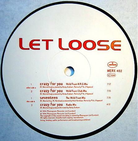 Let Loose - Crazy For You (The Wild Fruit Mixes)