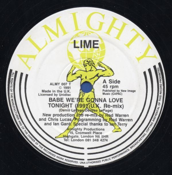Lime (2) - Babe We're Gonna Love Tonight (90's Remixes)
