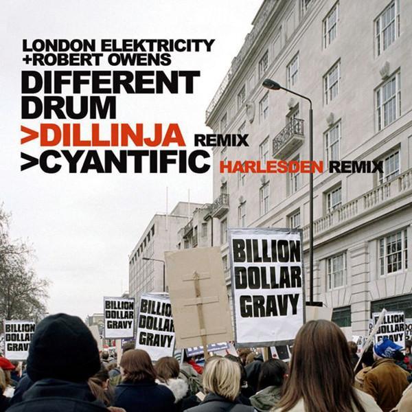 London Elektricity, Robert Owens - Different Drum (Dillinja Remix) / Harlesden (Cyantific Remix)