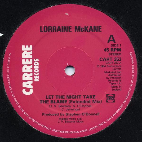 Lorraine McKane - Let The Night Take The Blame