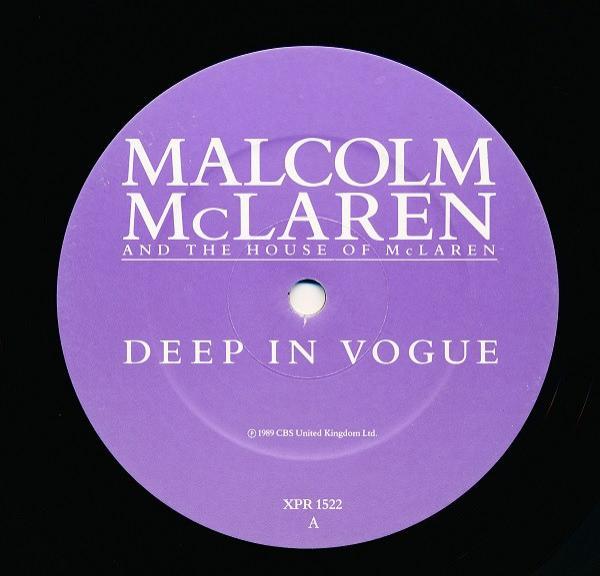 Malcolm McLaren And The House Of McLaren - Deep In Vogue