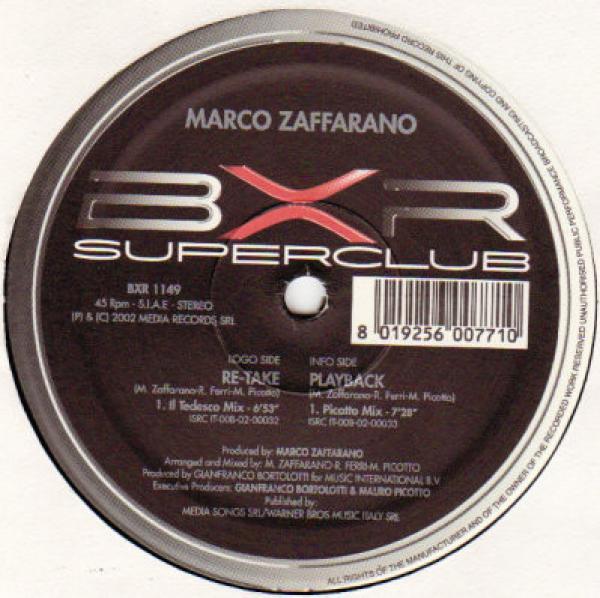 Marco Zaffarano - Re-Take / Playback
