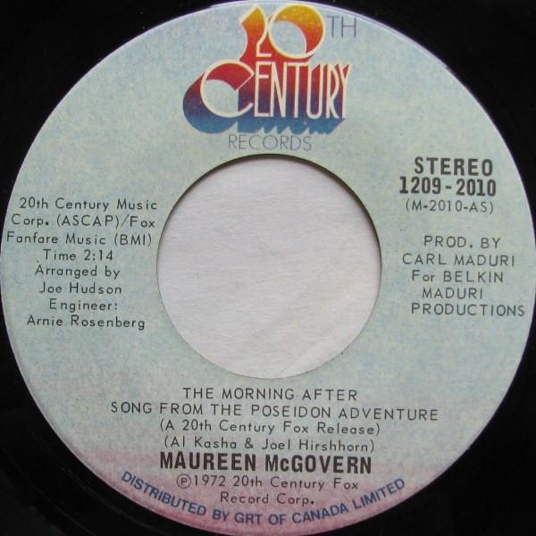 Maureen McGovern - The Morning After / Midnight Storm
