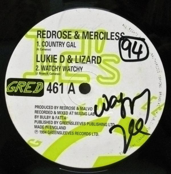Merciless, Anthony Red Rose, Lukie D, Daddy Lizard - Country Girl / Watchy Watchy